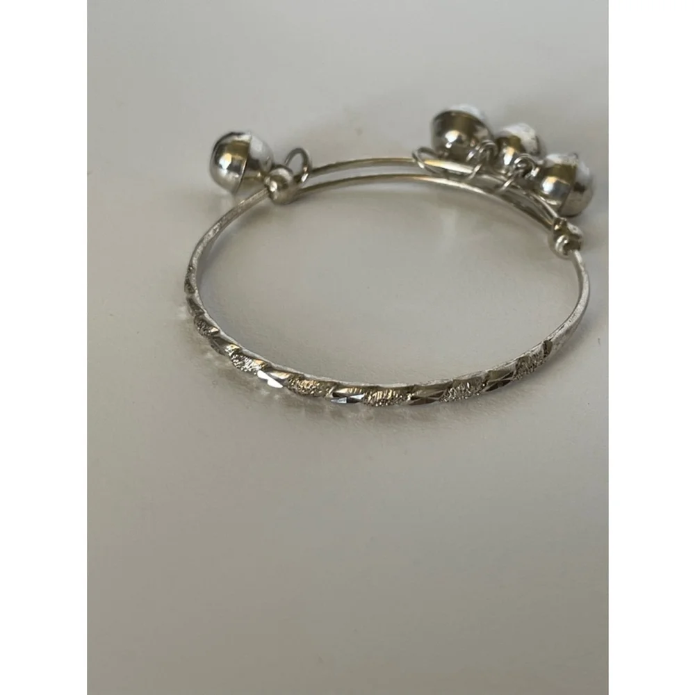 Unisex baby 925 sterling Bracelet 4 1/2 inches